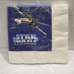 Vintage 1997 Hallmark Party Express Star Wars Napkins Sealed